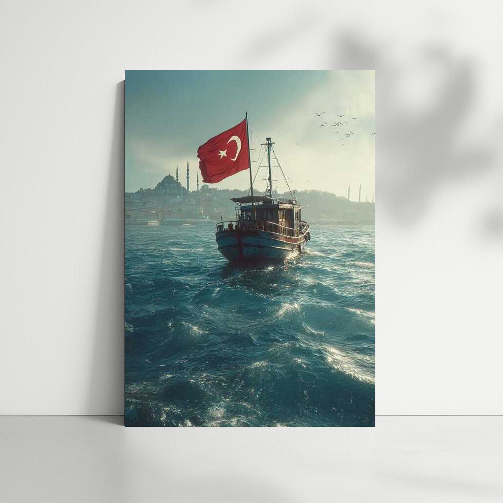 Turkish Boat: Enchanting Seascape