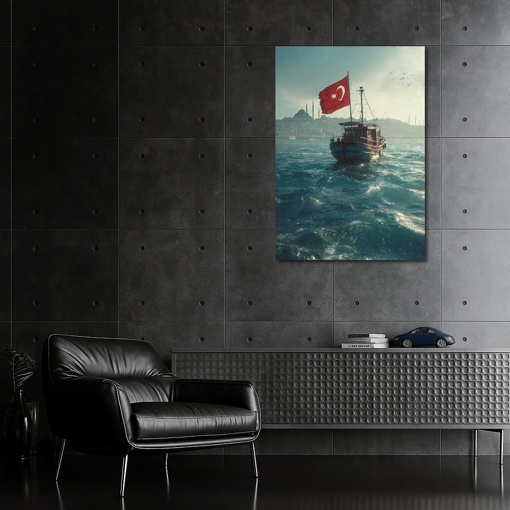 Turkish Boat: Enchanting Seascape