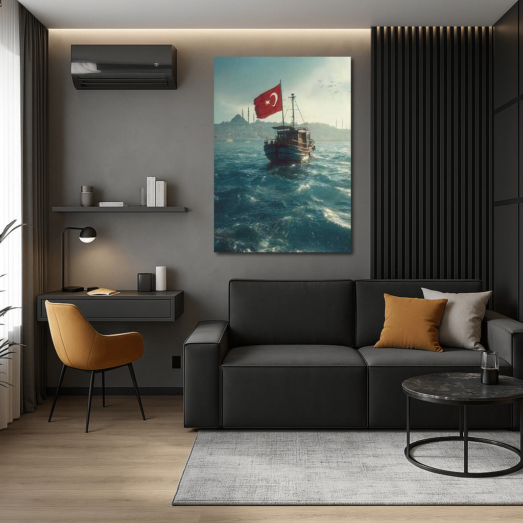 Turkish Boat: Enchanting Seascape