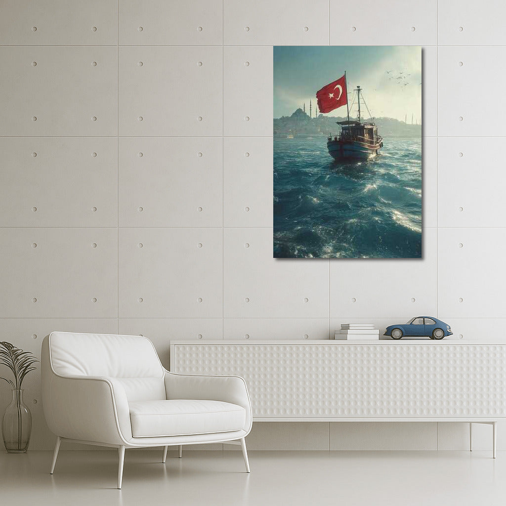 Turkish Boat: Enchanting Seascape