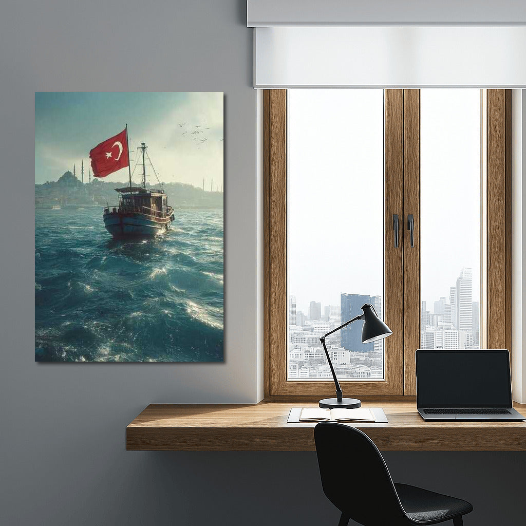 Turkish Boat: Enchanting Seascape