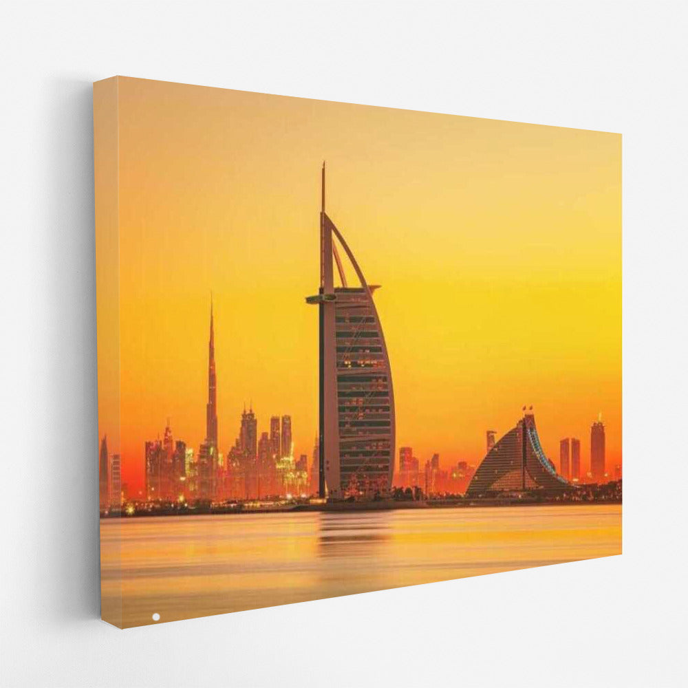 Evening Sky and Architecture of the UAE: Inspiration from the Country