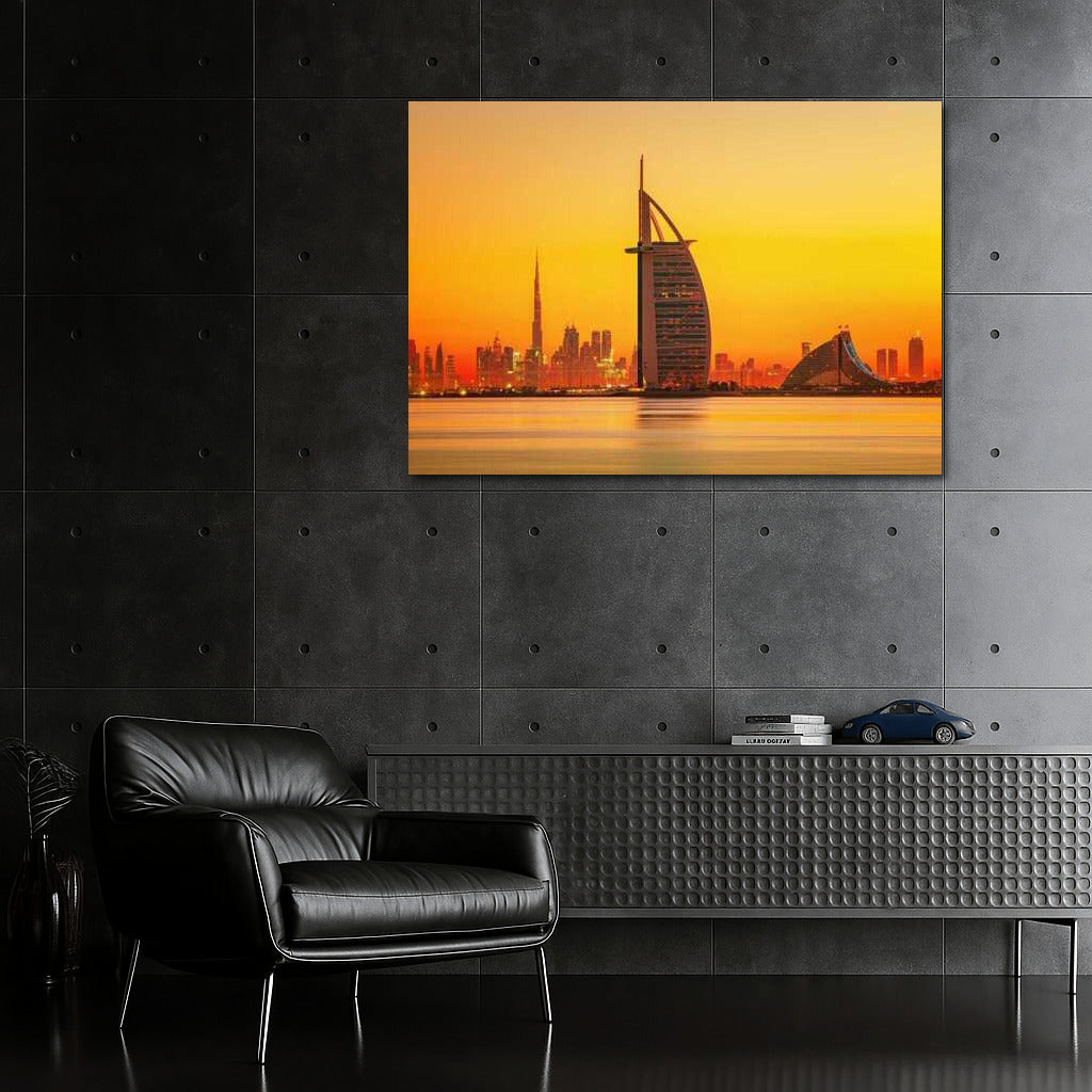 Evening Sky and Architecture of the UAE: Inspiration from the Country
