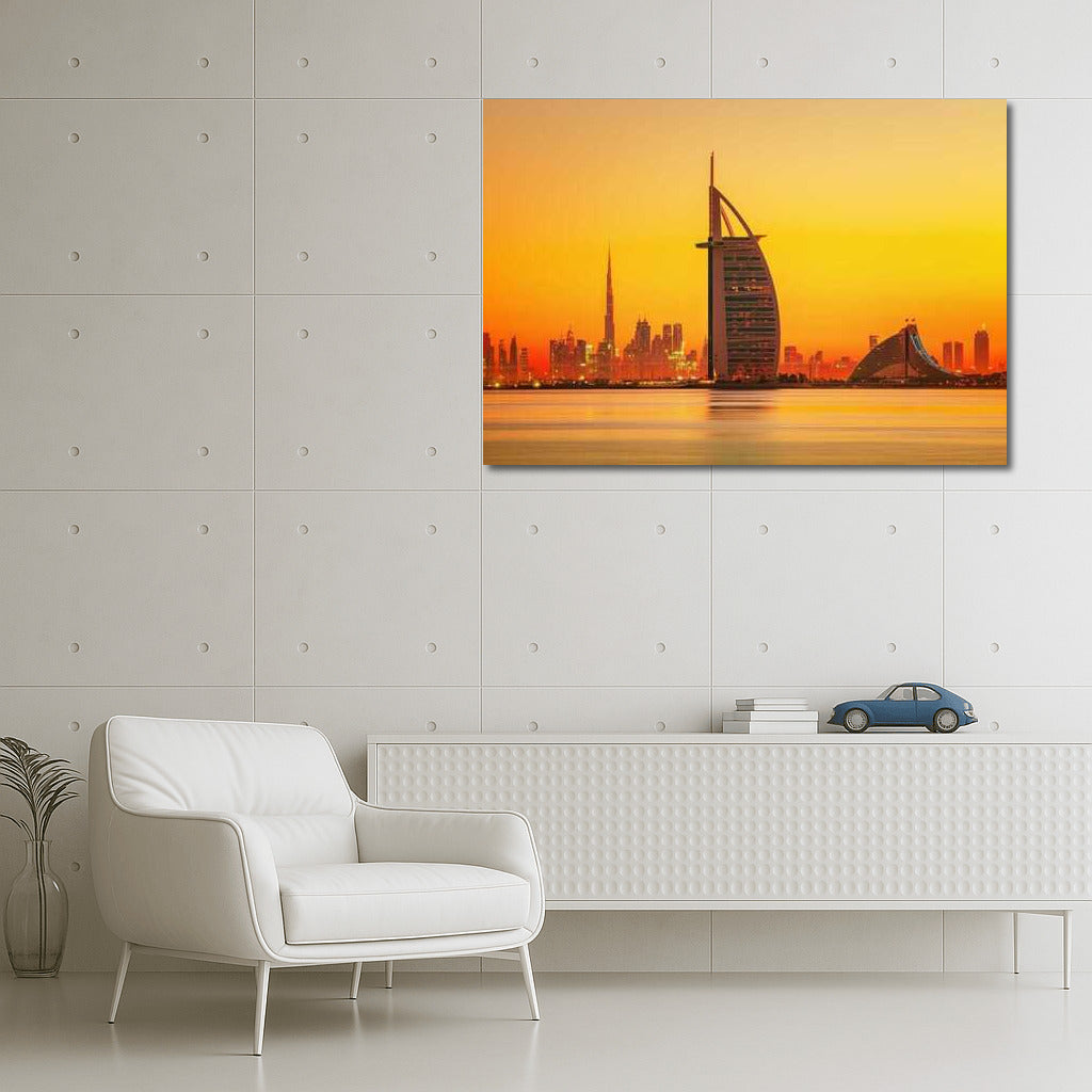 Evening Sky and Architecture of the UAE: Inspiration from the Country