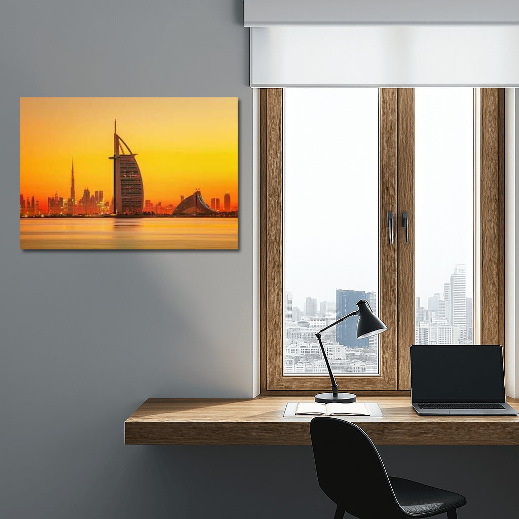Evening Sky and Architecture of the UAE: Inspiration from the Country