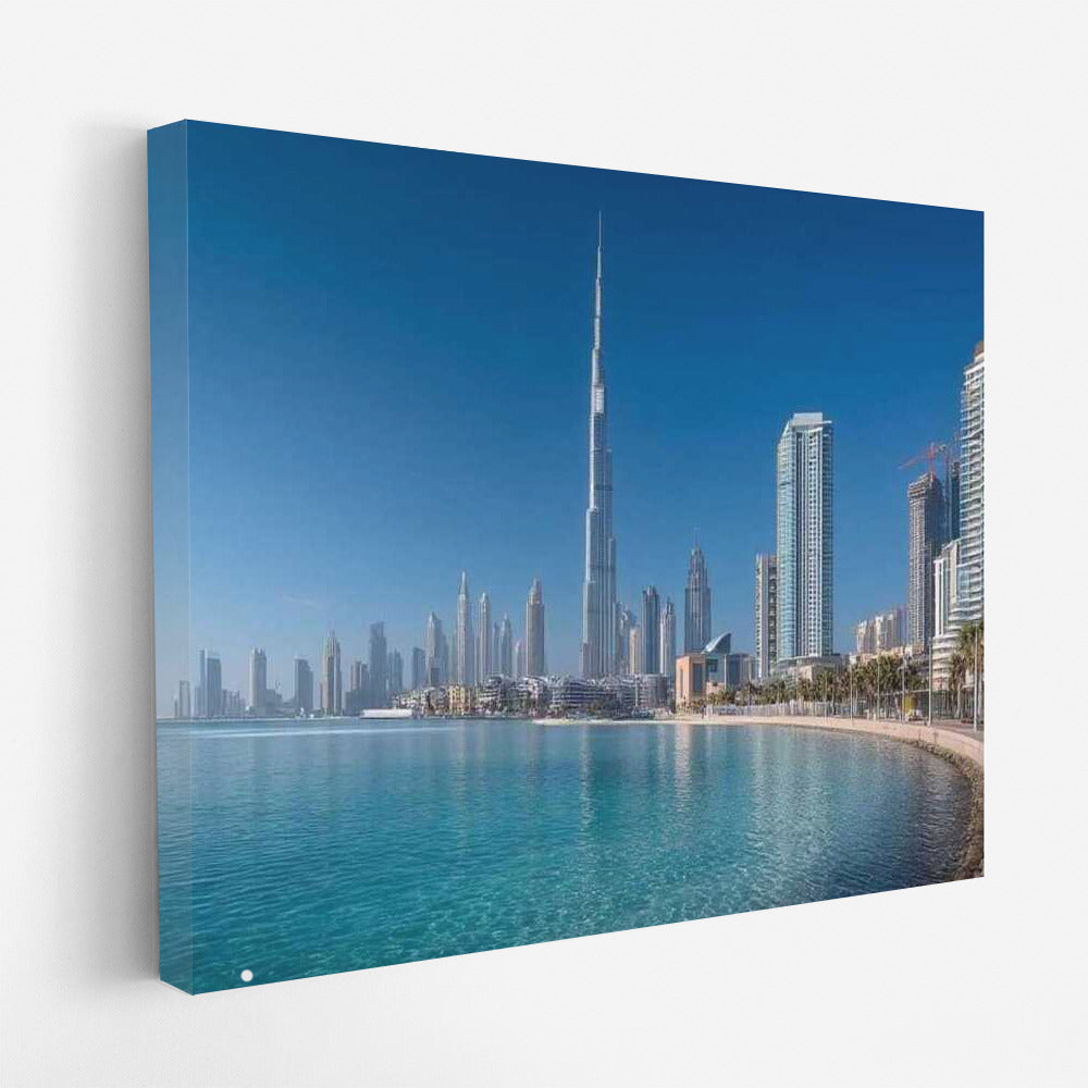 Harmony of Skyscrapers and Desert: UAE Urban Symphony