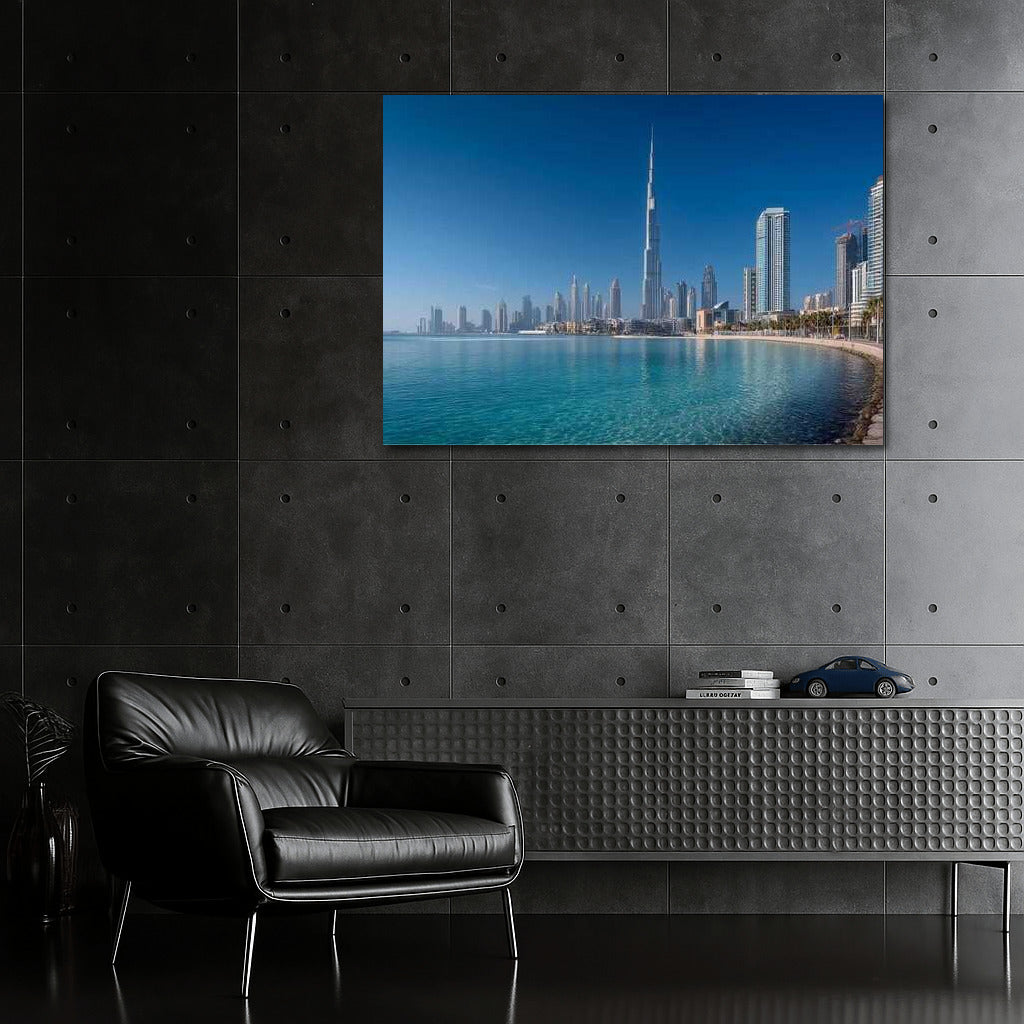 Harmony of Skyscrapers and Desert: UAE Urban Symphony