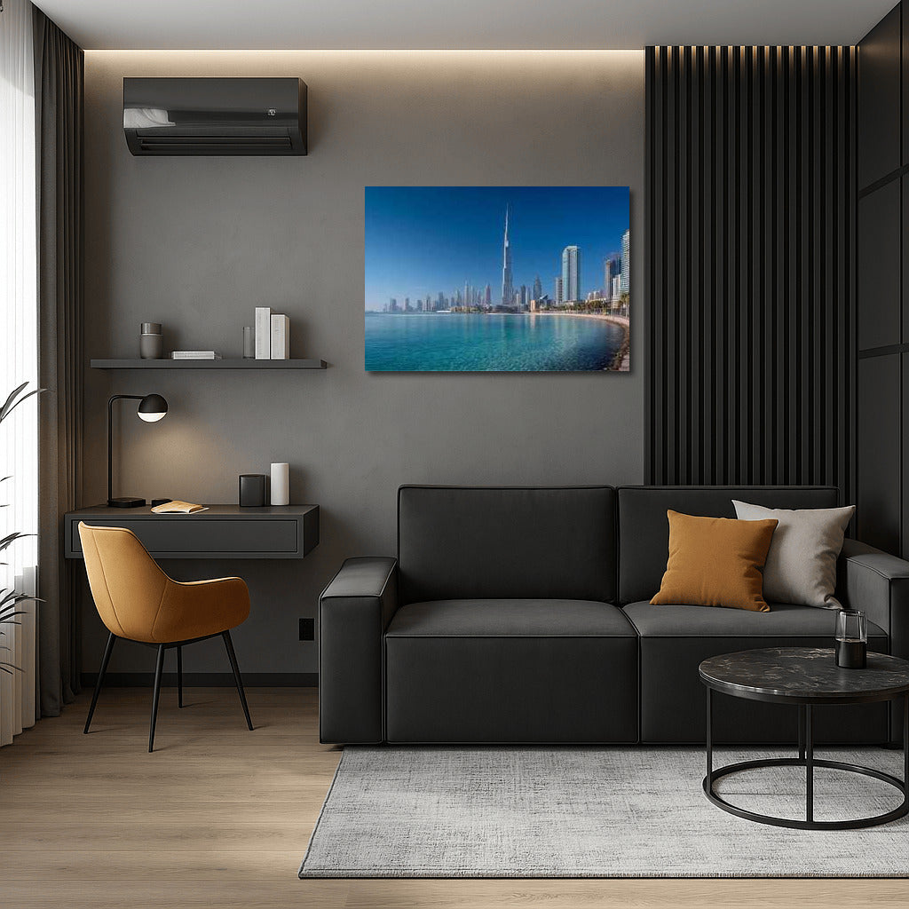 Harmony of Skyscrapers and Desert: UAE Urban Symphony