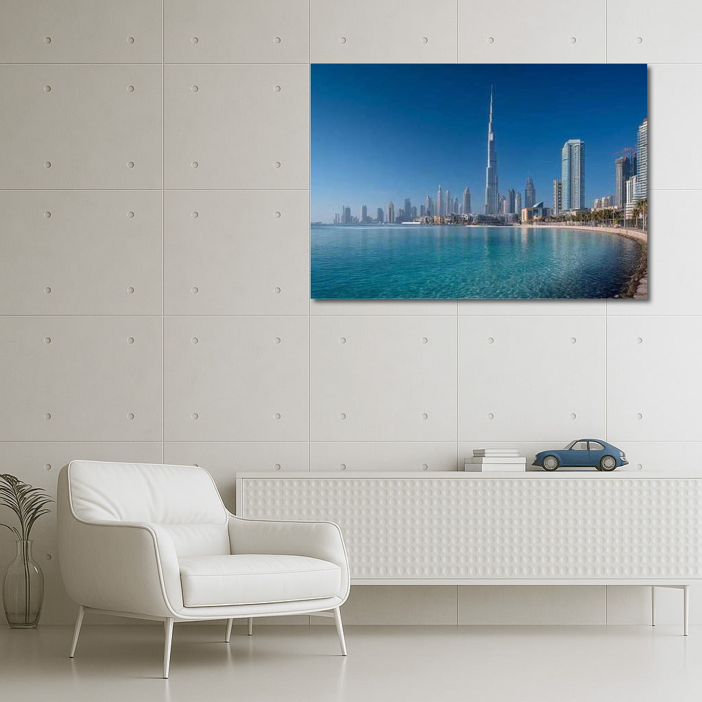 Harmony of Skyscrapers and Desert: UAE Urban Symphony