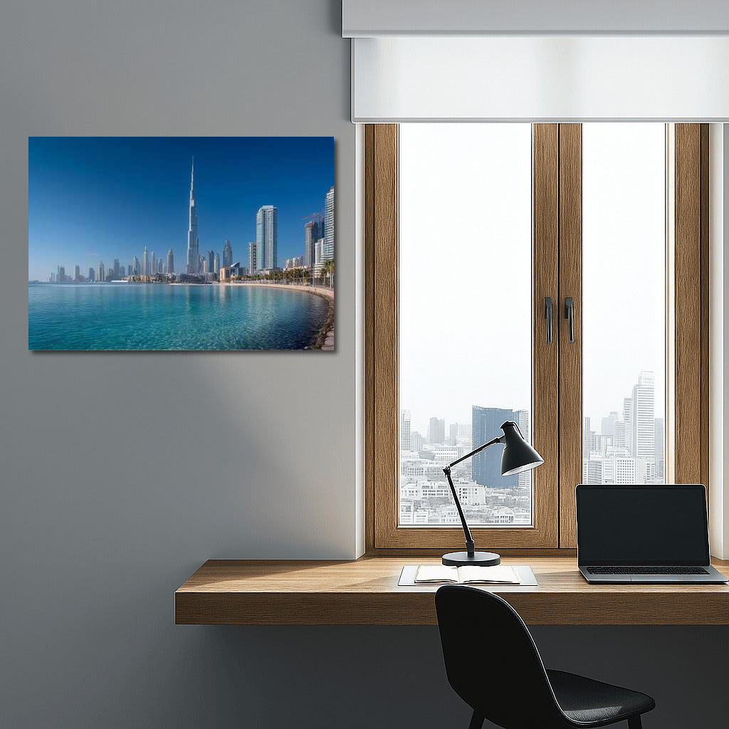 Harmony of Skyscrapers and Desert: UAE Urban Symphony