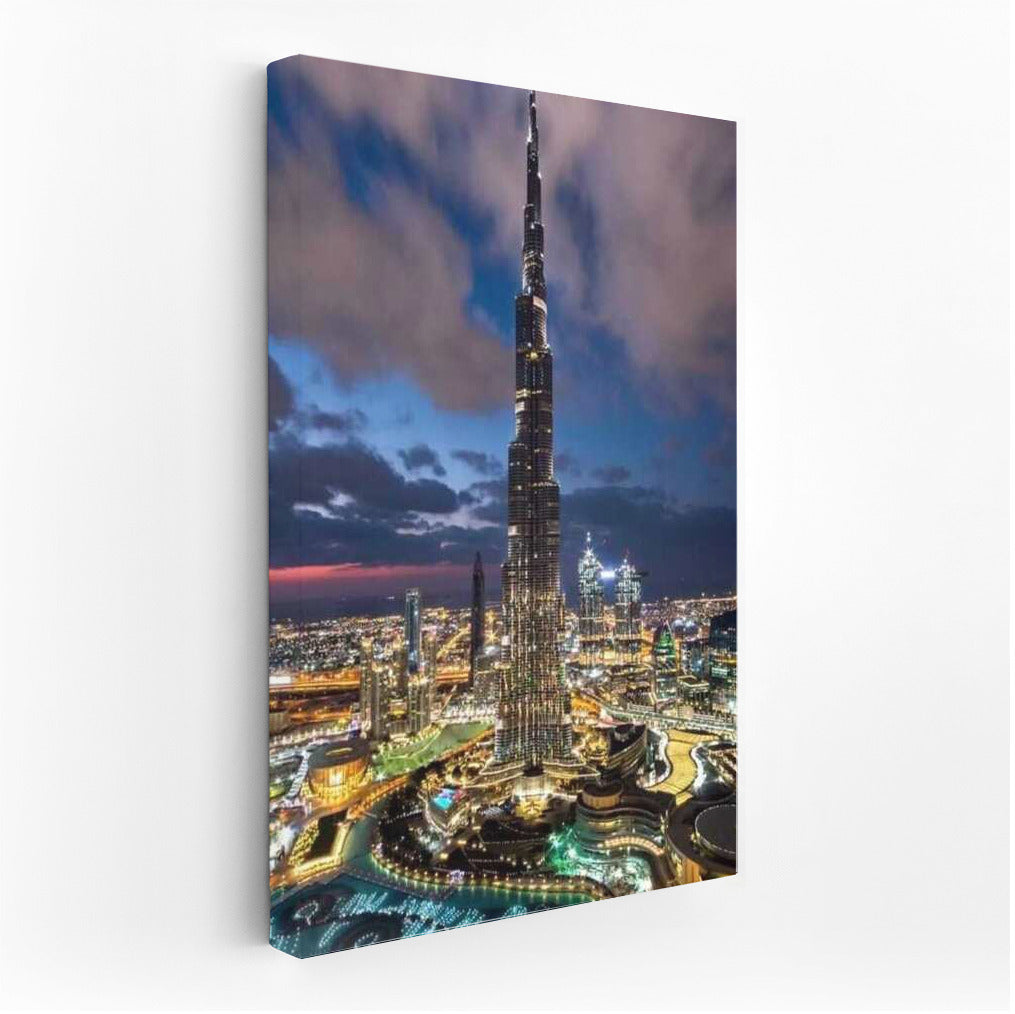 Night Dubai: Burj Khalifa and the Magic of the UAE