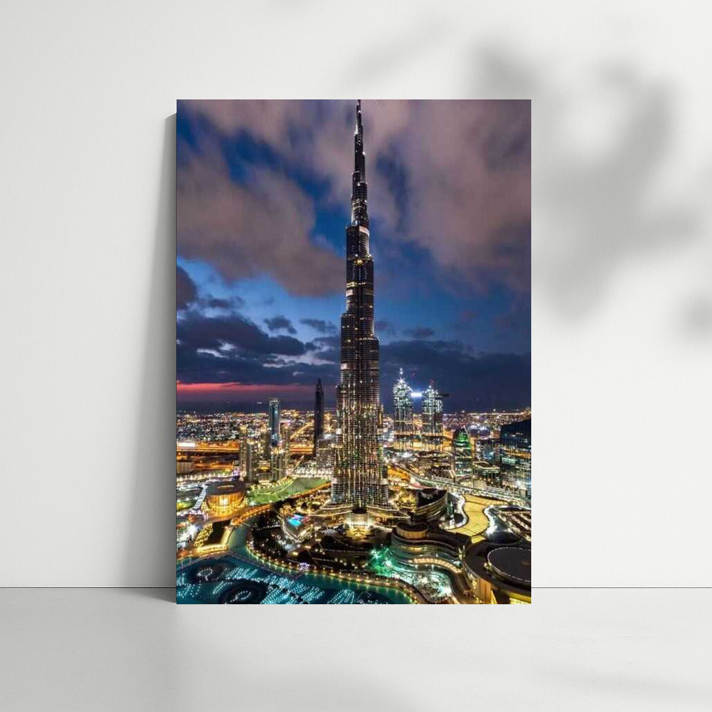 Night Dubai: Burj Khalifa and the Magic of the UAE