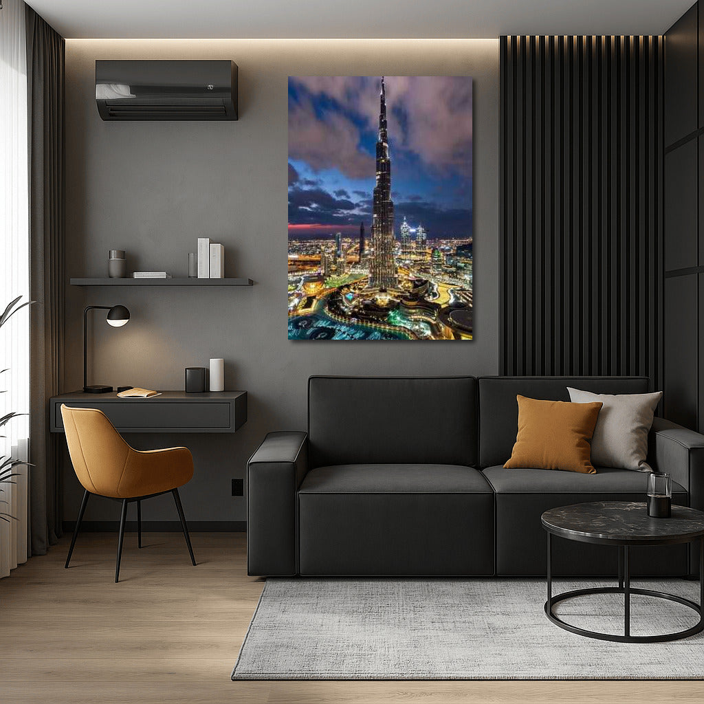 Night Dubai: Burj Khalifa and the Magic of the UAE