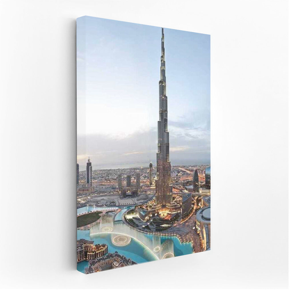 Sunset over Burj Khalifa: The Grandeur of the United Arab Emirates