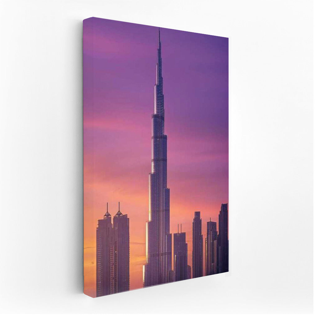 Sunset Symphony of UAE Skyscrapers: Grandeur and Elegance