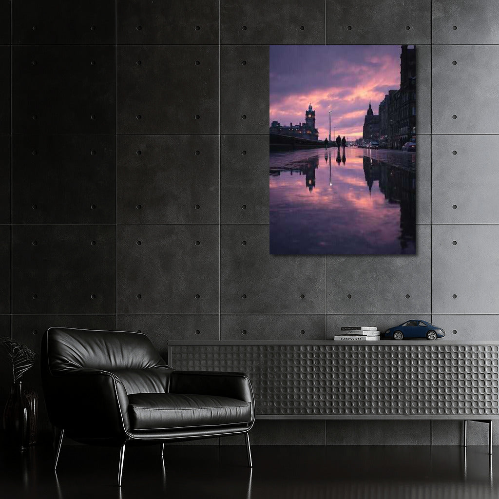 Sunset Charm of Britain: Evening Landscape