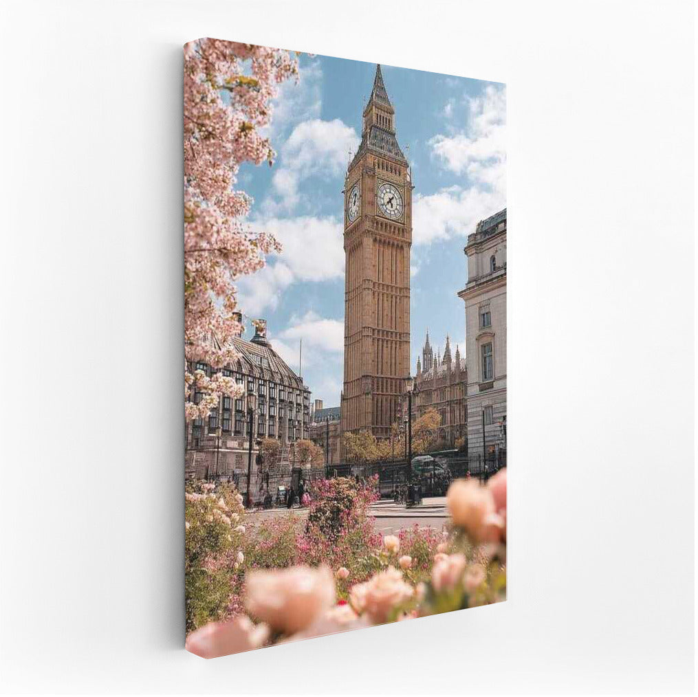 Spring London: Big Ben and Blooming Gardens of Great Britain