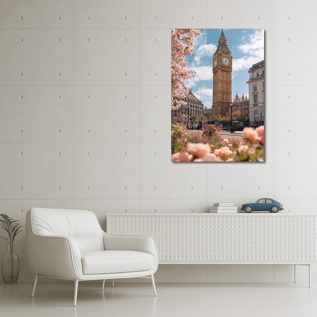 Spring London: Big Ben and Blooming Gardens of Great Britain