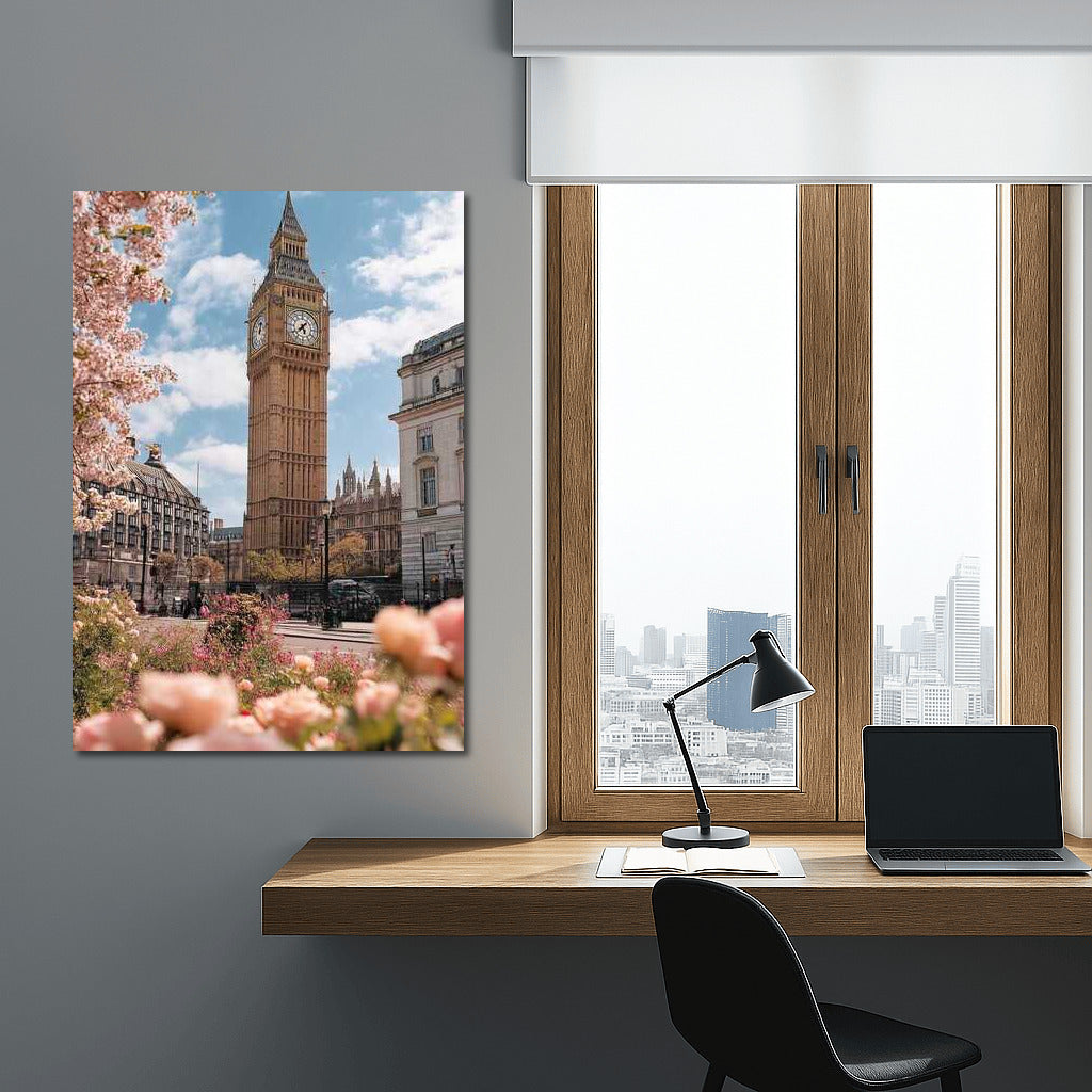 Spring London: Big Ben and Blooming Gardens of Great Britain