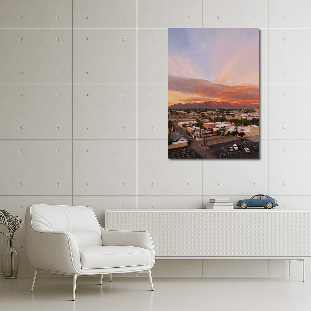 Sunset over the Arizona Mountains: The Charm of the USA