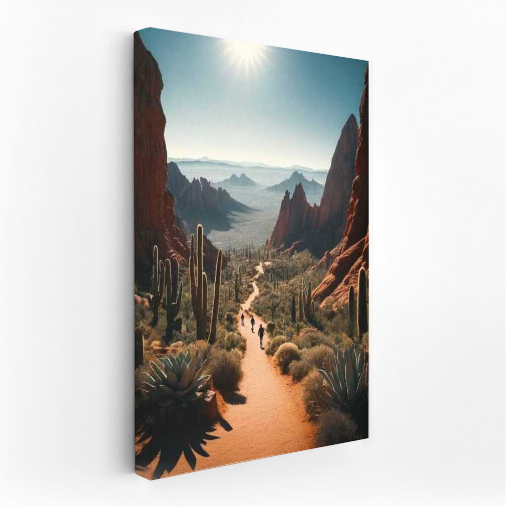 Cactus Majesty: Arizona Desert Trail, USA