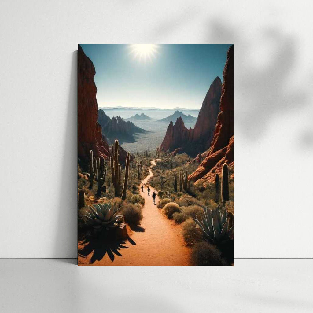 Cactus Majesty: Arizona Desert Trail, USA