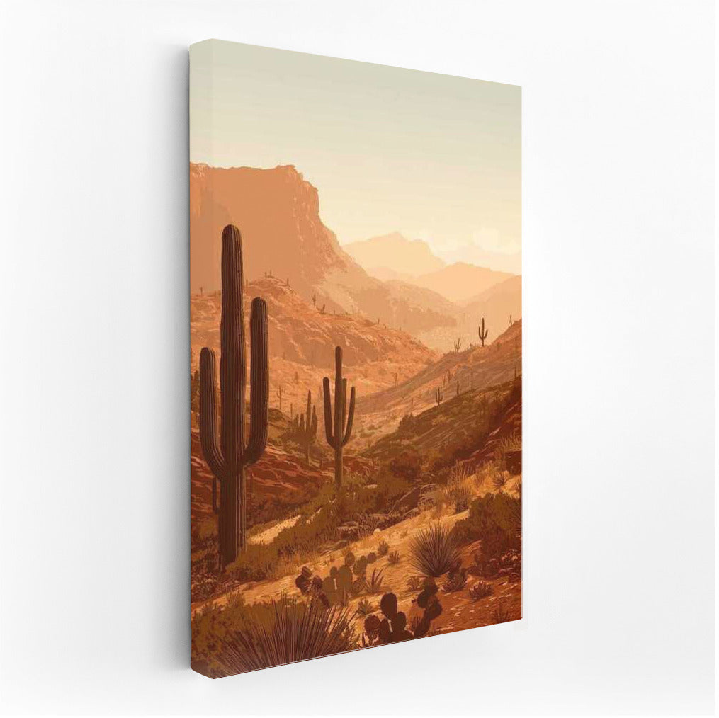 Silent Cacti of Arizona: Desert Landscape of the USA