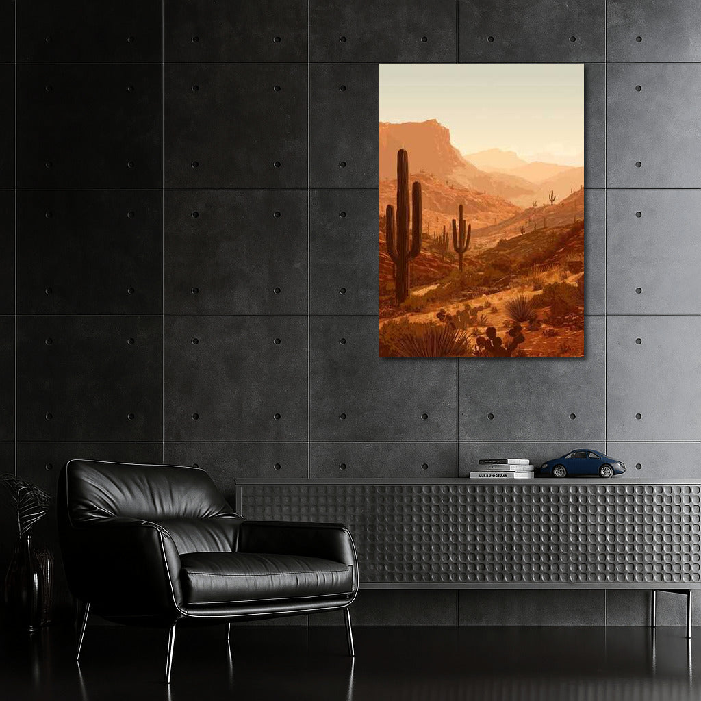 Silent Cacti of Arizona: Desert Landscape of the USA