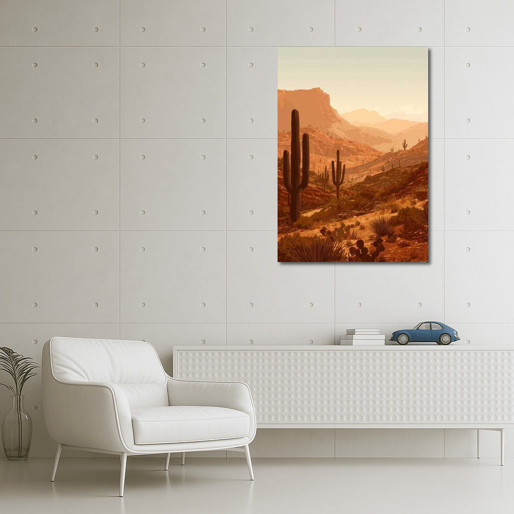 Silent Cacti of Arizona: Desert Landscape of the USA