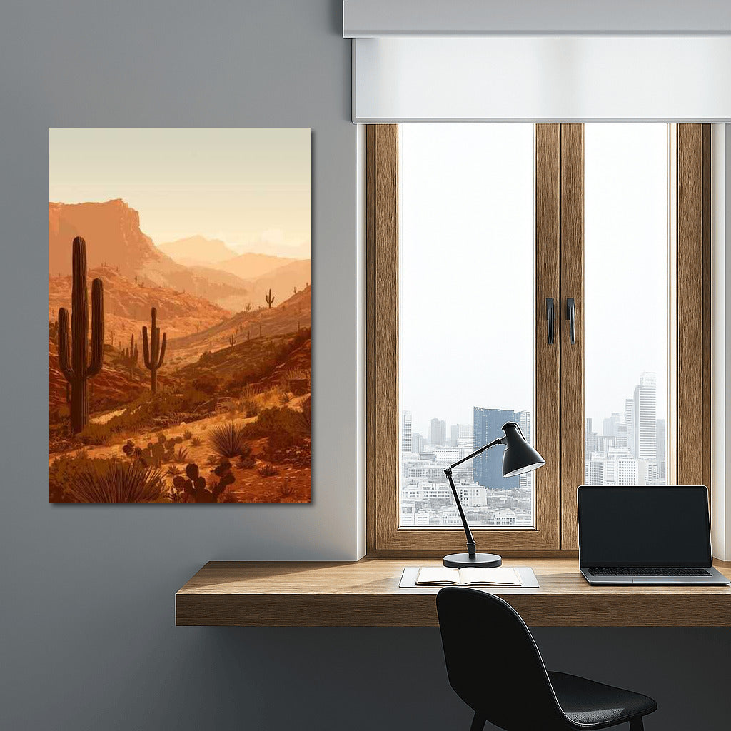 Silent Cacti of Arizona: Desert Landscape of the USA
