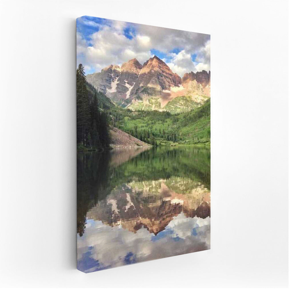 Mirror of Colorado: Mountain Peaks and Lake Basins of the USA