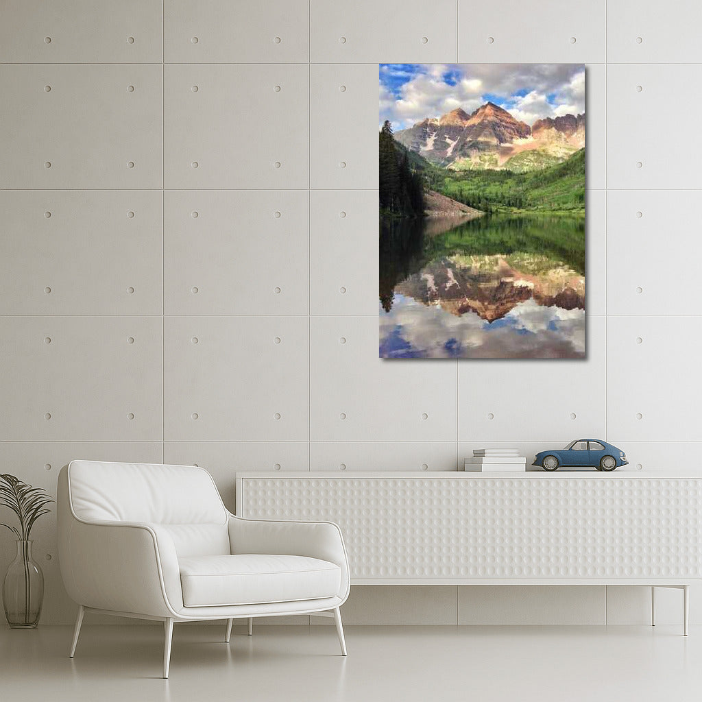 Mirror of Colorado: Mountain Peaks and Lake Basins of the USA