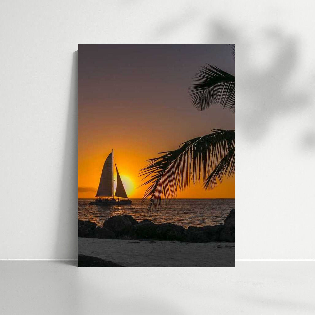 Florida Sunset Sailboat: Evening Charm in the USA