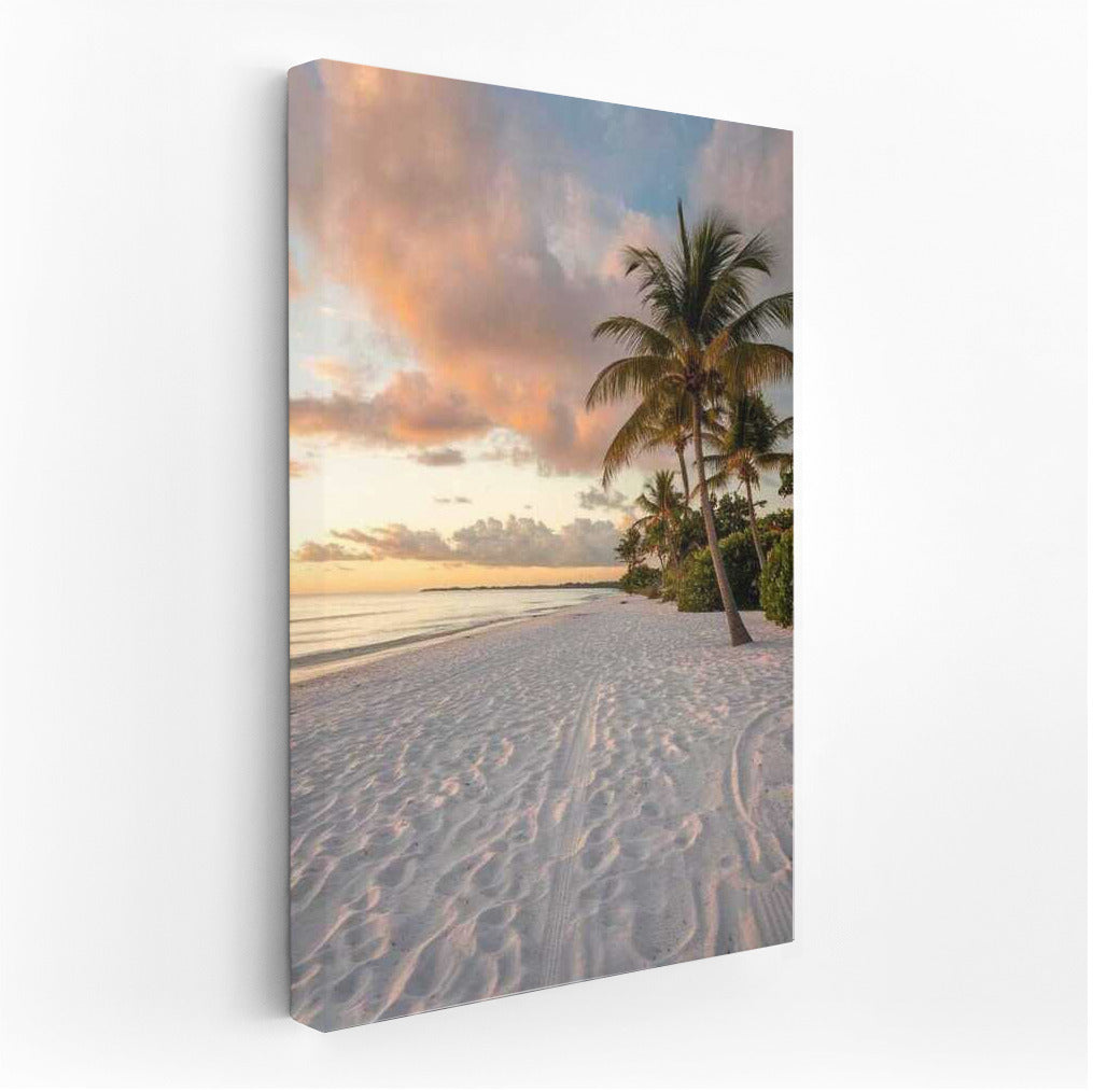 Florida's Sunny Shores: White Sand and Palm Trees