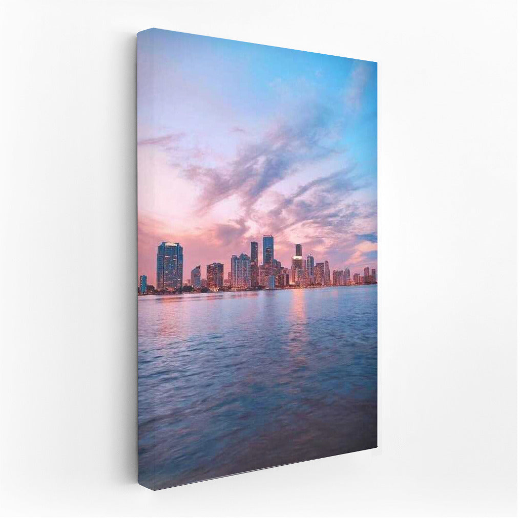 Florida: Vivid Sunset over the Water Surface