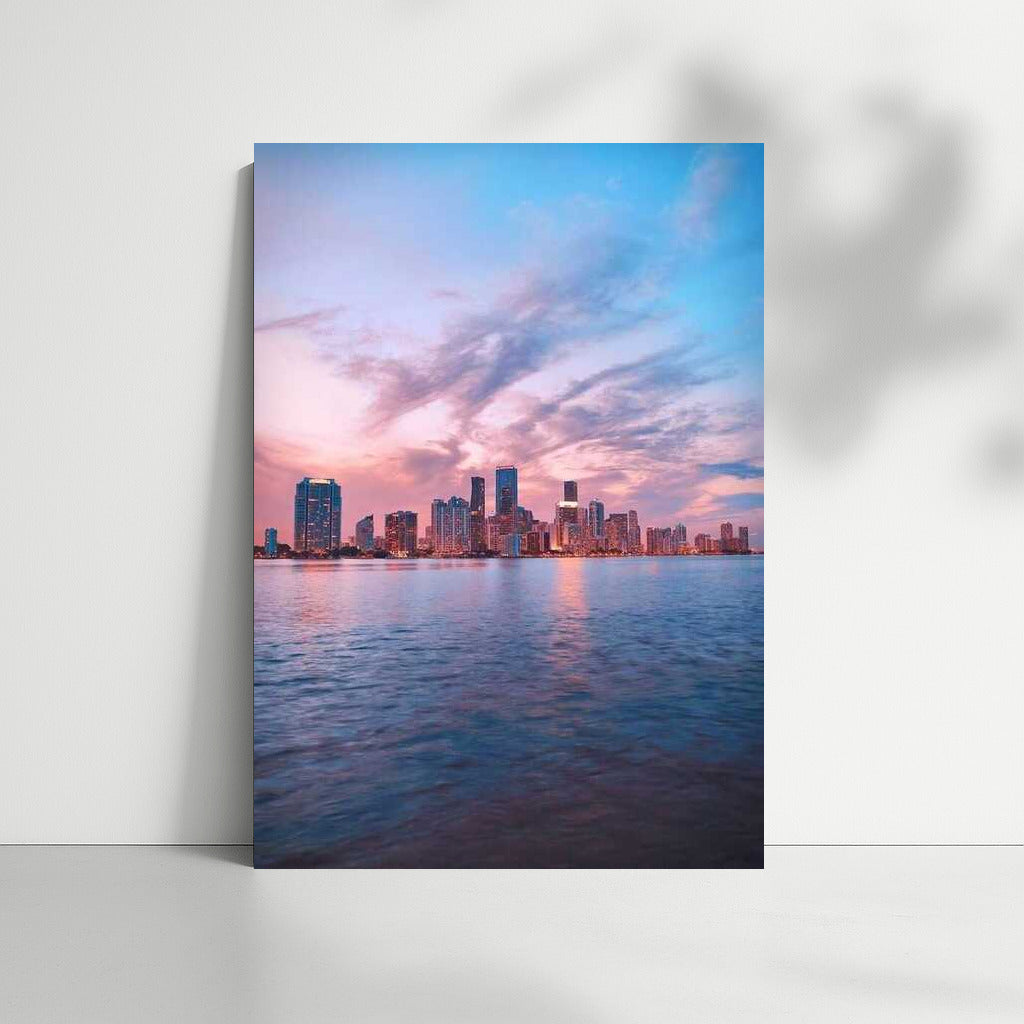 Florida: Vivid Sunset over the Water Surface