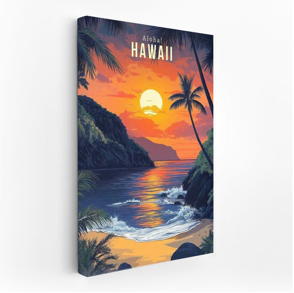 Hawaiian Sunset: Vivid Colors of the United States