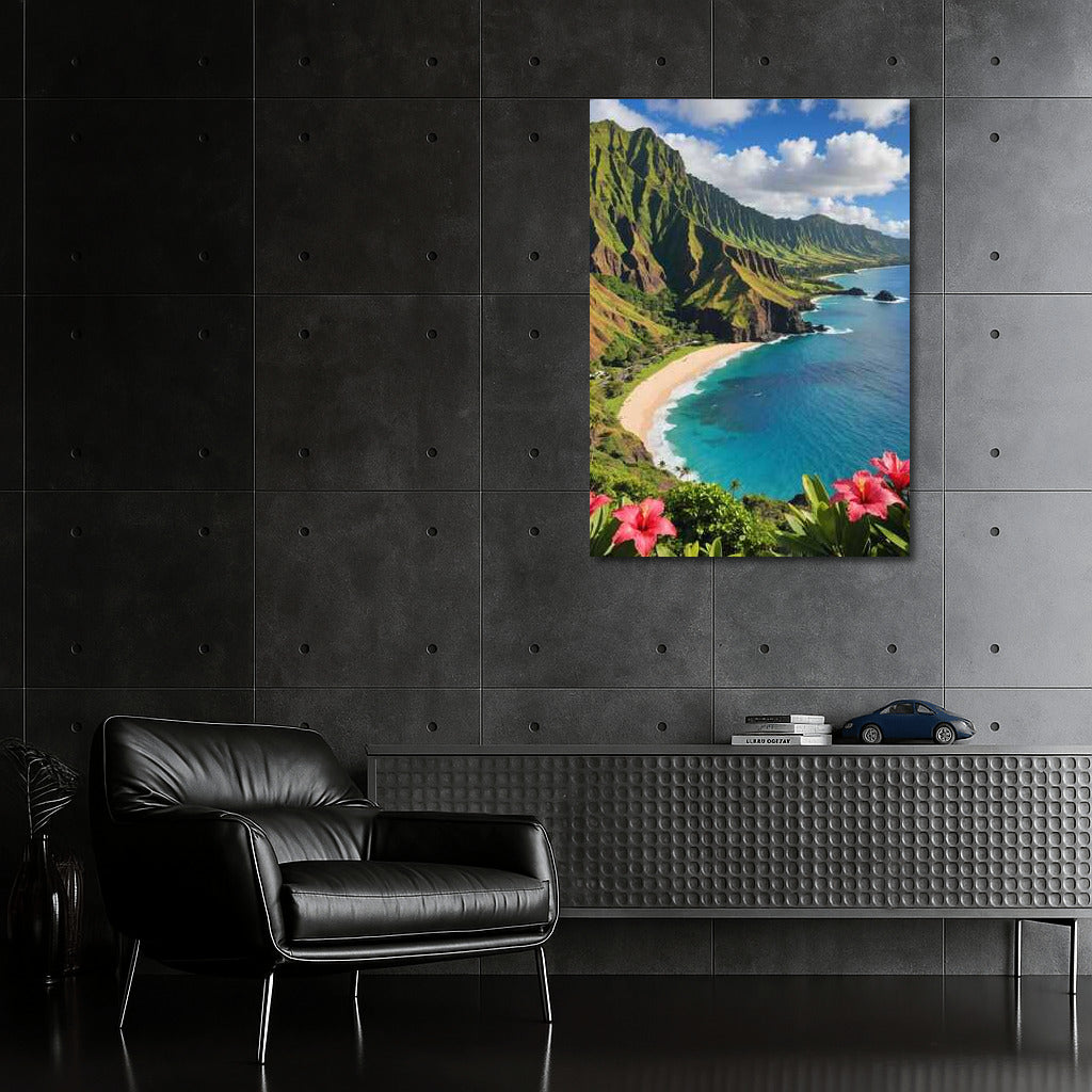 Tropical Coast of Hawaii: Vivid Colors of Nature in the USA