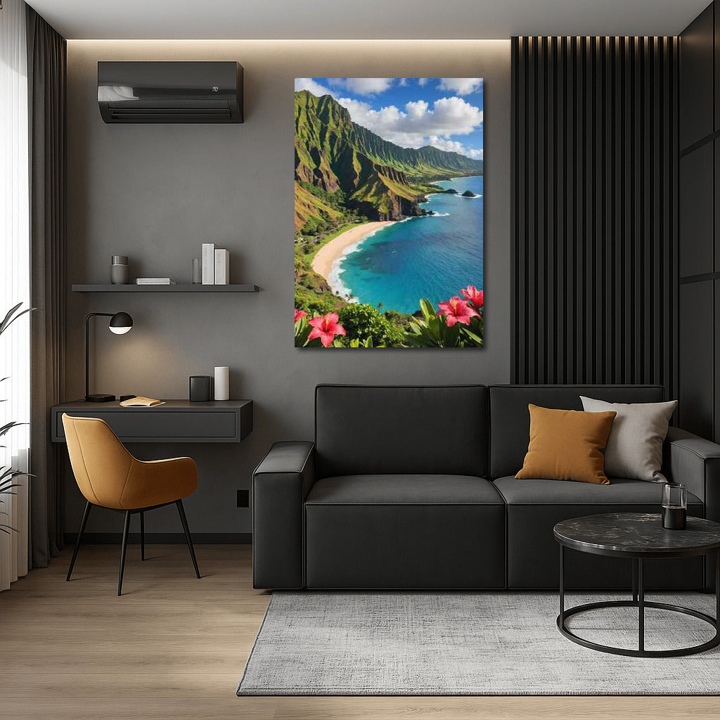 Tropical Coast of Hawaii: Vivid Colors of Nature in the USA