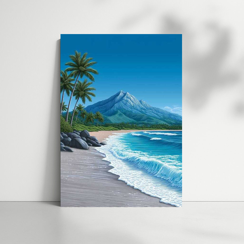 Hawaiian Breakwaters and Palm Trees: Natural Charm of the USA