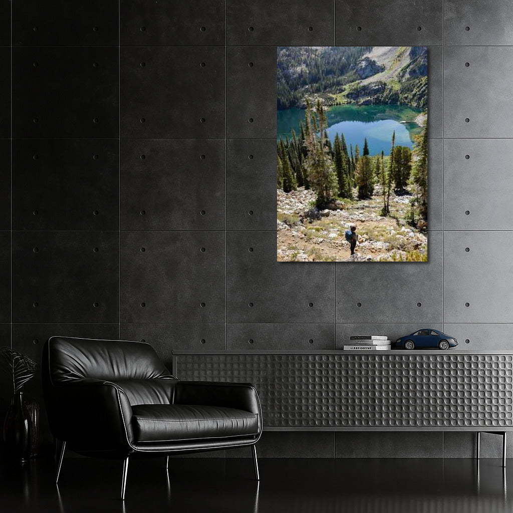 Mountain Lake and Idaho Forests: Natural Charm of the USA