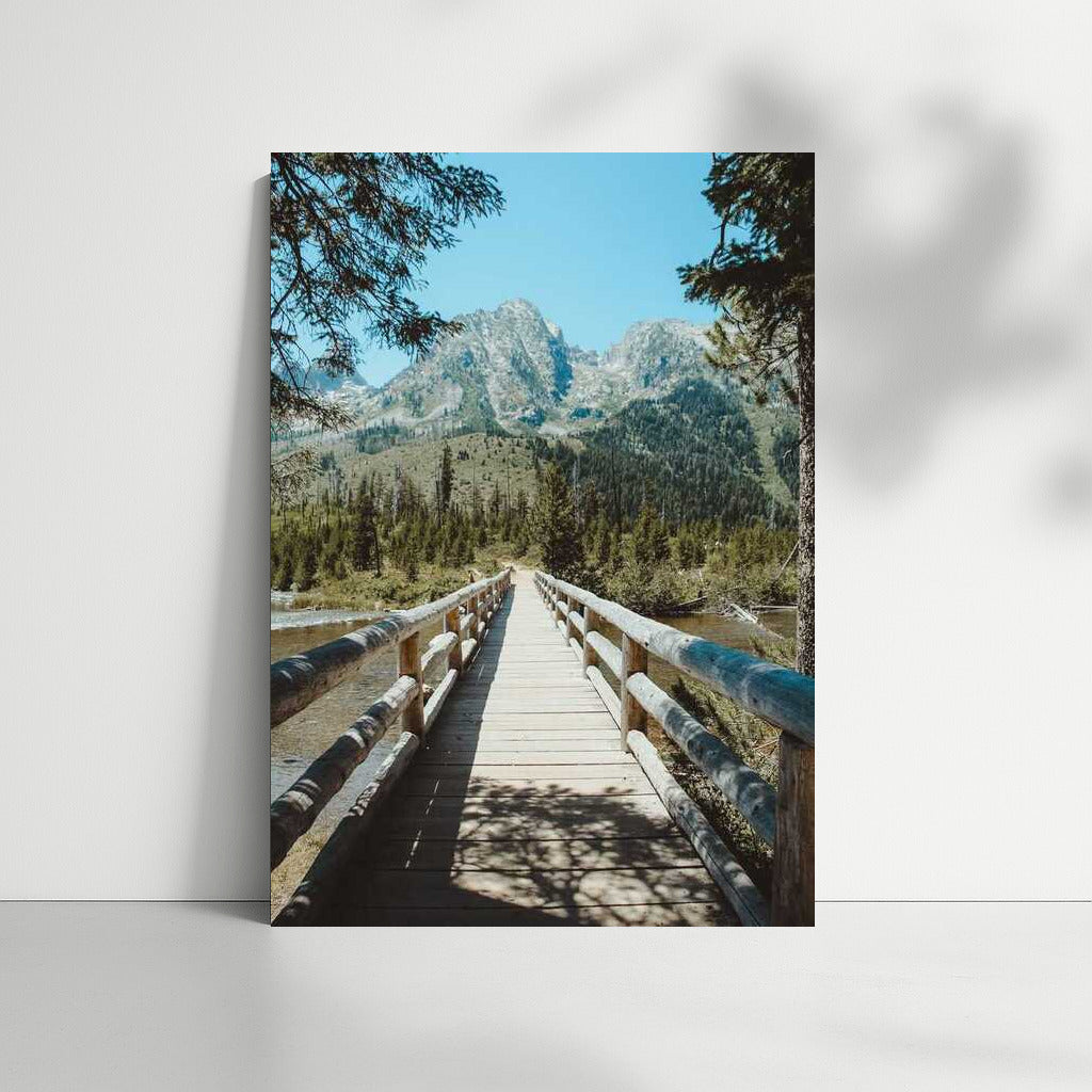 Wooden Bridge to Mountain Majesty: Inspired by Nature in Idaho, USA