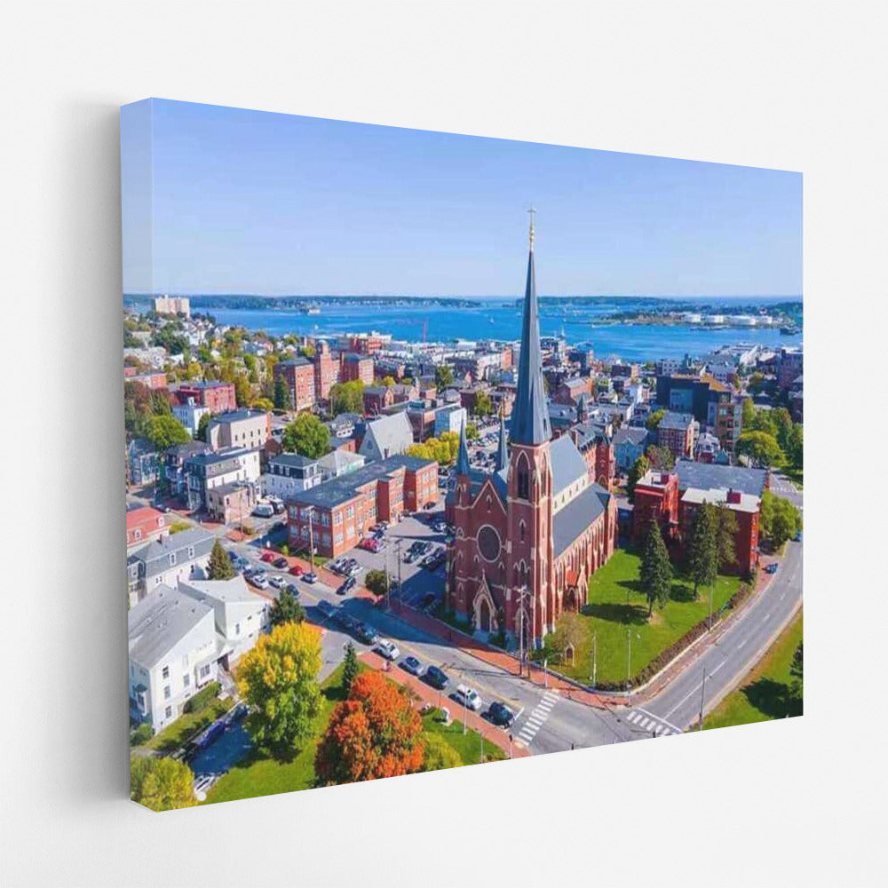 Country Maine Charm: The Tranquility of Small-Town America