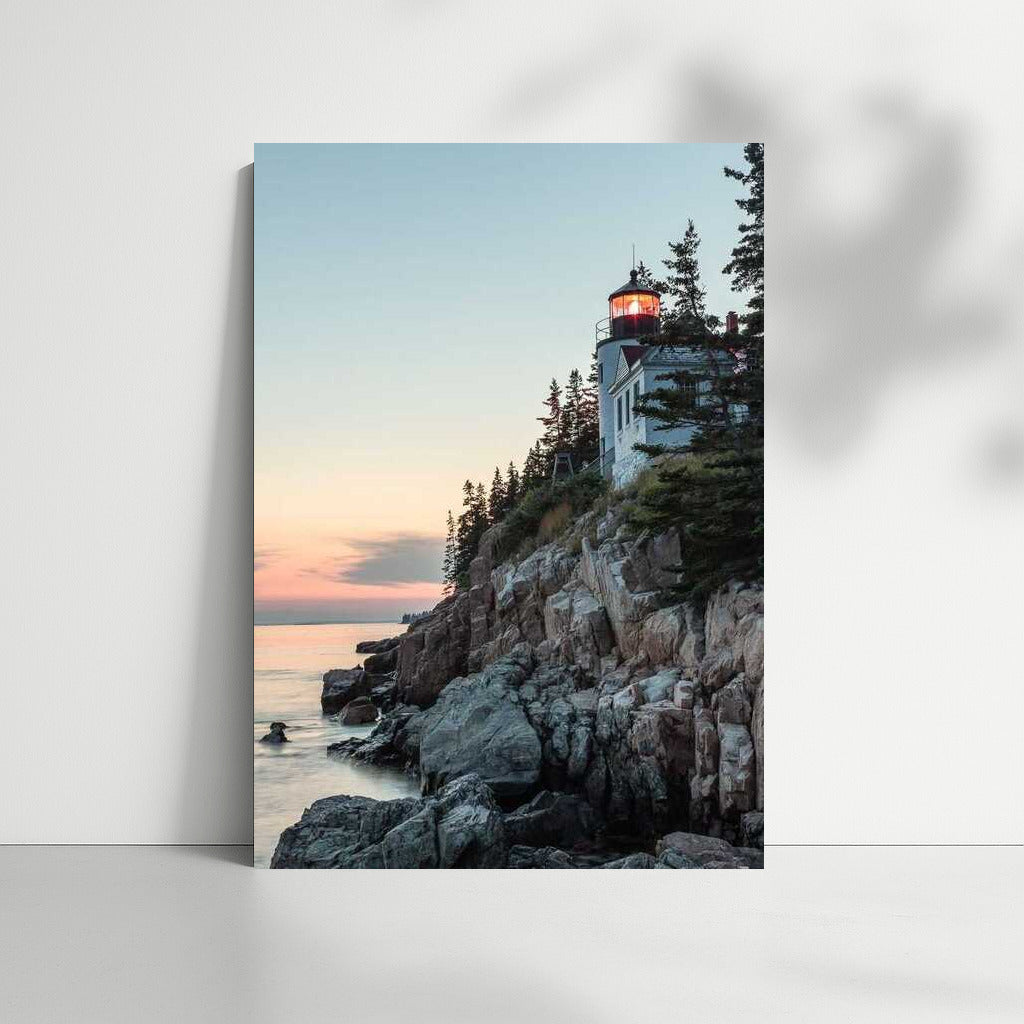 Rocky Coast Lighthouse: The Tranquility of Nature in Maine, USA