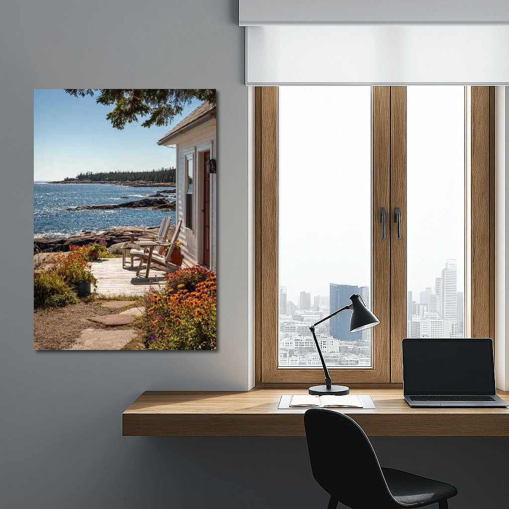 A Cozy Seaside Getaway: The Tranquility of Maine, USA