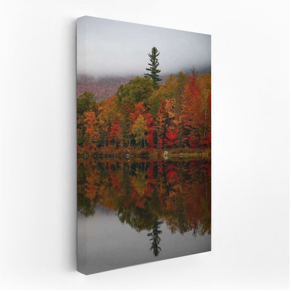 Maine's Autumn Magic: Vibrant Colors and Reflections in U.S. Waters