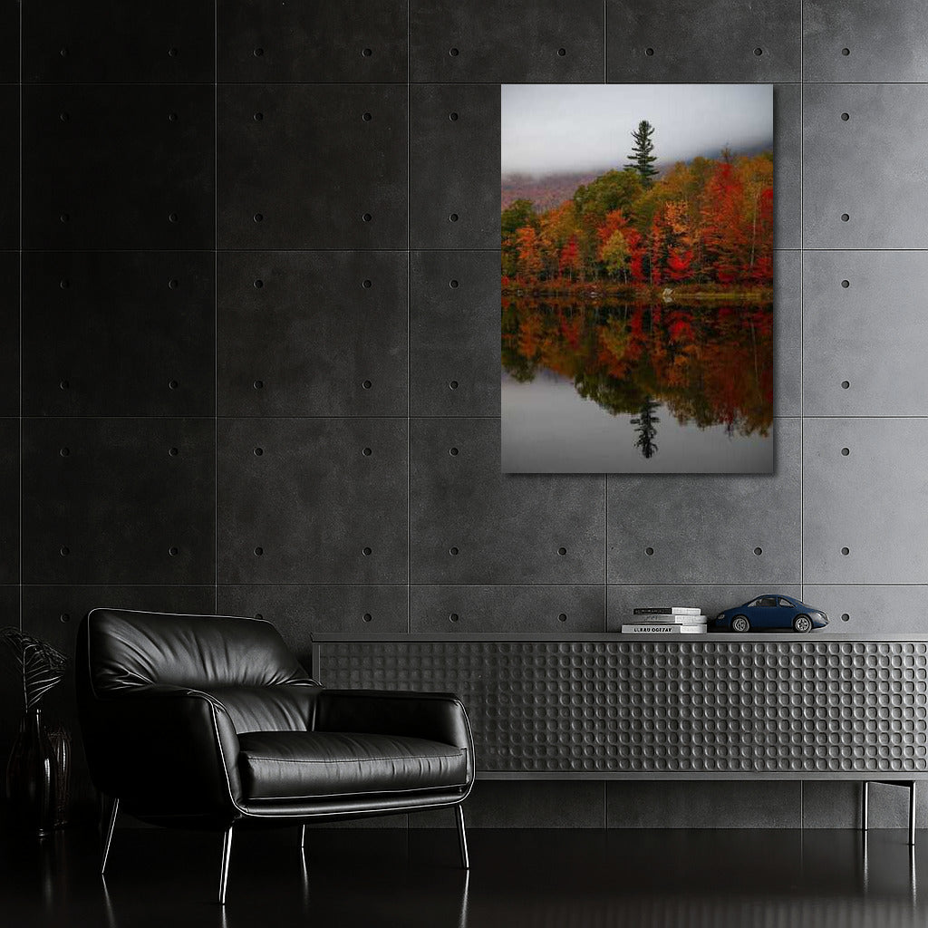 Maine's Autumn Magic: Vibrant Colors and Reflections in U.S. Waters