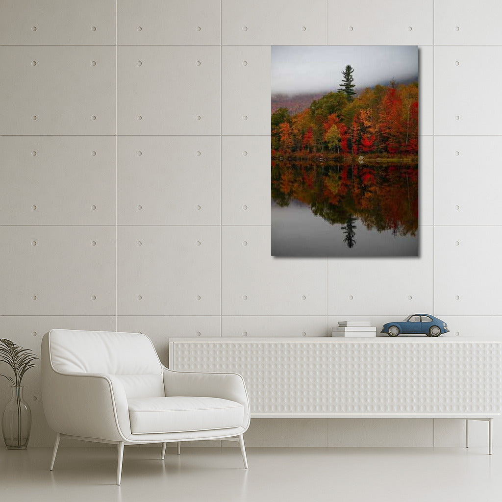 Maine's Autumn Magic: Vibrant Colors and Reflections in U.S. Waters
