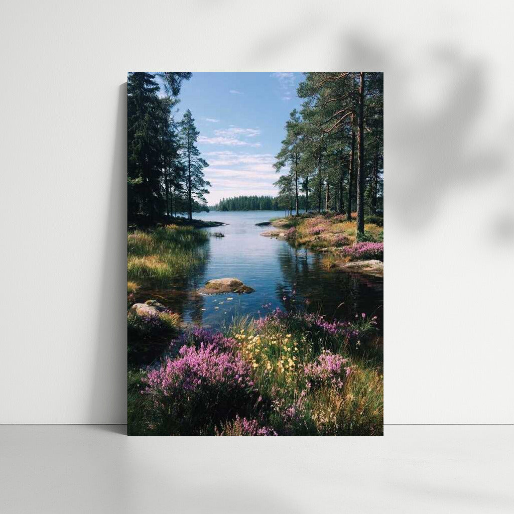 Quiet Lake and Blooming Meadows: A Maine Idyll