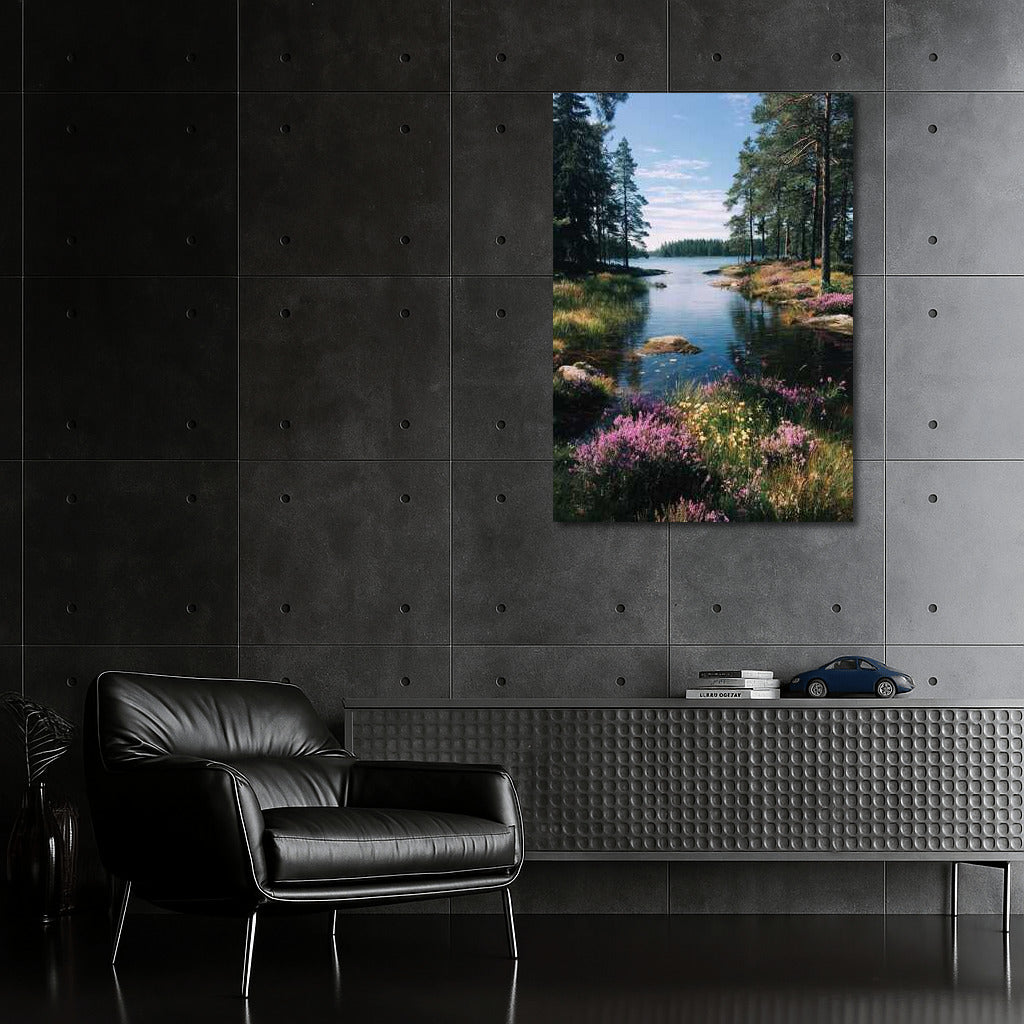 Quiet Lake and Blooming Meadows: A Maine Idyll